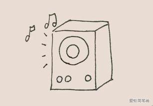 国产音响简笔画教程视频,轻松绘制经典音响造型  第1张